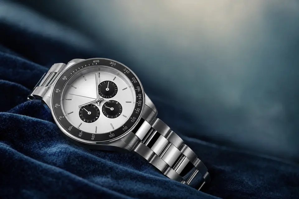 Illustrative photo of a watch in the Cosmograph Daytona style